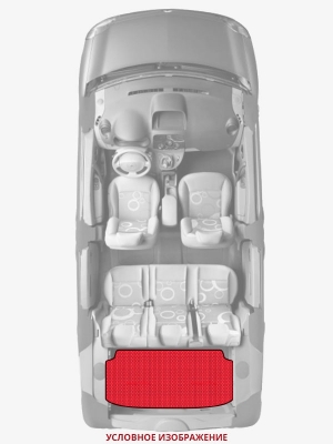 ЭВА коврики «Queen Lux» багажник для Chrysler Eagle Talon (1G)